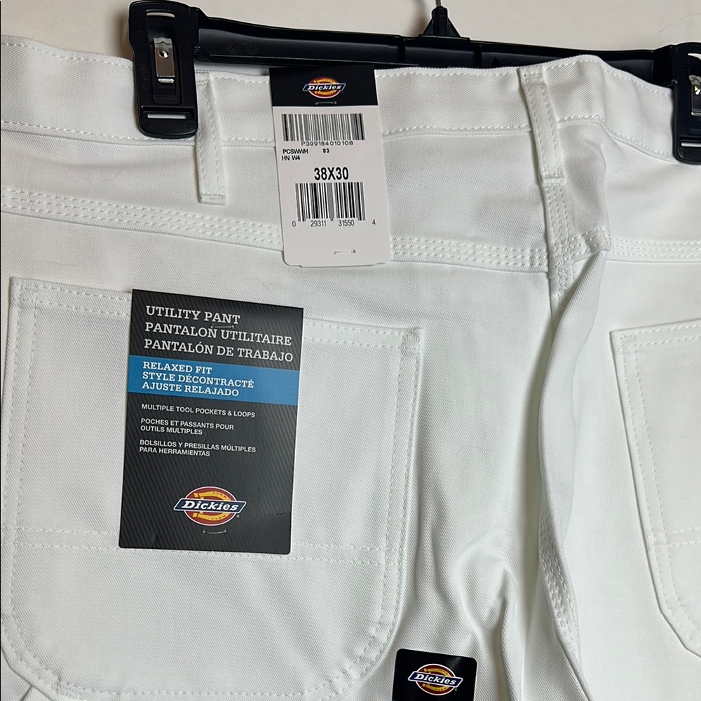 Dickies White Utility Pant Jeans 38x30 - Picture 9 of 11